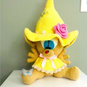 Handmade Crochet Springtime Gnome